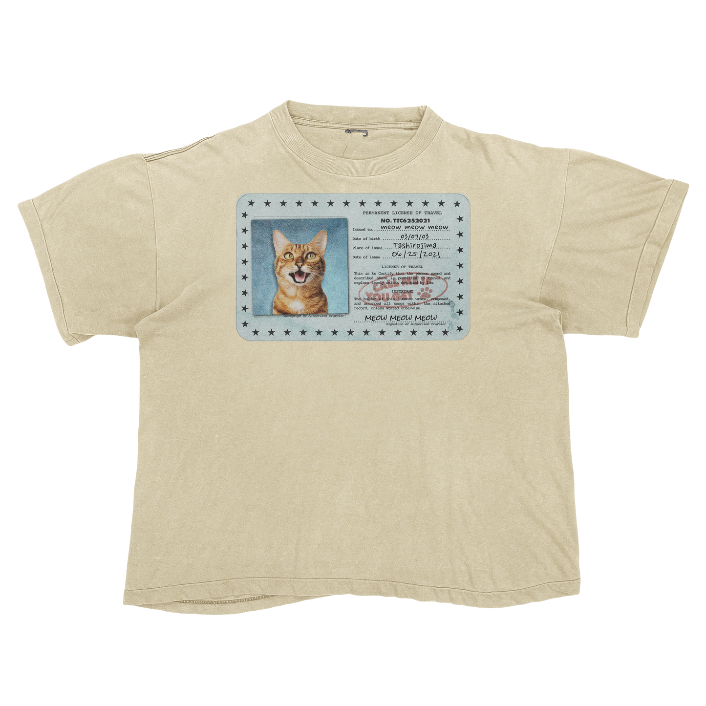 Tyler, The Creator "Call Me If You Get Lost" Cat Parody Tee Shirt